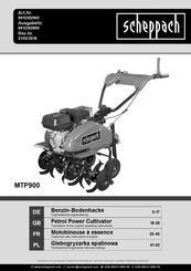 Scheppach MTP900 Original Bedienungsanleitung