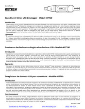 Extech 407760 Bedienungsanleitung
