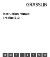 Grasslin Trealux 510 Bedienungsanleitung