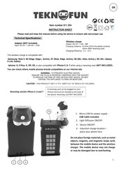 Teknofun 811 254 Bedienungsanleitung