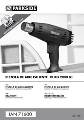 Parkside PHLG 2000 B1 Bedienungs- Und Sicherheitshinweise