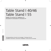 Loewe Table Stand I 40/46 Montageanleitung