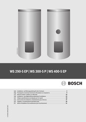 Bosch WS 300-5 P Installations- Und Wartungsanleitung Für Den Fachmann