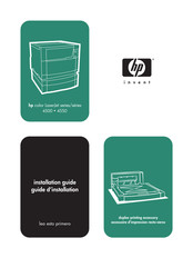 HP color LaserJet 4550 series Installationsanleitung