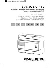 socomec COUNTIS E35 Bedienungsanleitung