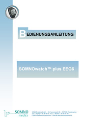 SOMNOmedics SOMNOwatch plus EEG6 Bedienungsanleitung