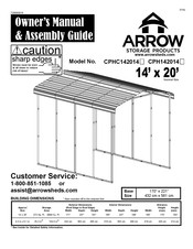 Arrow Storage Products CPH142014 Pflege- Und Montageanleitung