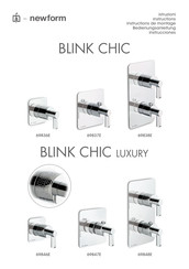 Newform BLINK CHIC luxury 69846E Bedienungsanleitung