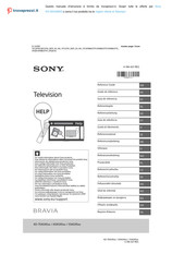 Sony BRAVIA KD-65XG95 serie Referenz-Anleitung