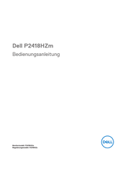 Dell P2418HZm Bedienungsanleitung
