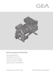 GEA HGX4/555-4 R134a Montageanleitung