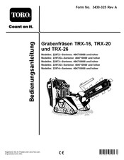 Toro TRX-26 Bedienungsanleitung