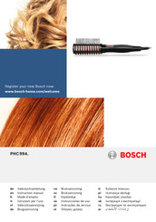 Bosch PHC 994 Serie Gebrauchsanleitung