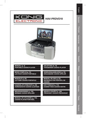 Konig Electronic HAV-PRDVD10 Anleitung