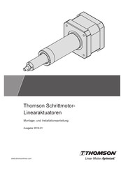 THOMSON MLA series Montage-Und Installationsanleitung