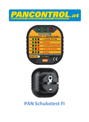 PANCONTROL PAN Schukotest FI Handbuch
