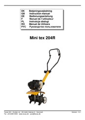 Texas Mini tex 204R Bedienungsanleitung