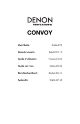 Denon Professional CONVOY Benutzerhandbuch