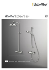 WimTec ECOSAN S6 KB Montage- Und Bedienungsanleitung