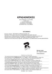 Ravaglioli KPN240WEKEX Übersetzung Der Originalanleitung
