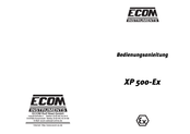 Ecom Instruments XP 500-Ex Bedienungsanleitung