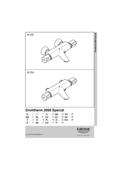 Grohe Grohtherm 2000 Special 34 254 Montageanleitung