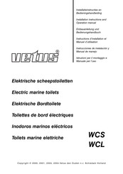 Vetus WCL Einbauanleitung Und Bedienungshandbuch