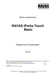 Ravas iForks Touch Basic Bedienungsanleitung