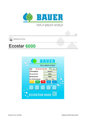 Bauer ECOSTAR 6000 Bedienungsanleitung