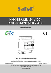Satel KNX-BSA12H Bedienungsanleitung