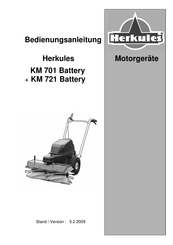 HERKULES KM 721 Battery Betriebsanleitung