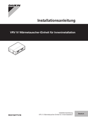 Daikin VRV IV RDXYQ5T7V1B Installationsanleitung