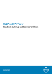 Dell OptiPlex 7071-Tower Einrichtungshandbuch