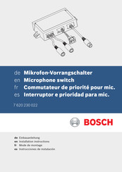 Bosch 7 620 230 022 Einbauanleitung
