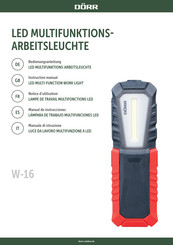 Dorr W-16 Bedienungsanleitung