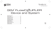 GEM FlowCOUPLER Device Gebrauchsanweisung