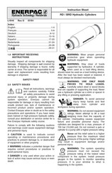 Enerpac BRD Serie Bedienungsanleitung