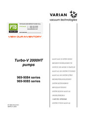 Varian Turbo-V 2000HT Bedienungshandbuch