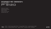 Eton Porsche Design Audio P'9123 Bedienungsanleitung