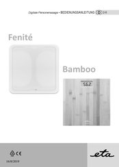 eta Fenité Bedienungsanleitung