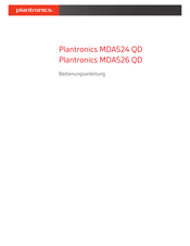 Plantronics MDA526 QD Bedienungsanleitung