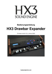 KEYBOARDPARTNER HX3 Drawbar Expander Bedienungsanleitung