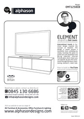 Alphason ELEMENT EMT1250CB Bedienungsanleitung