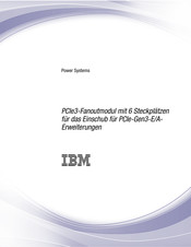 IBM PCIe3 Bedienungsanleitung