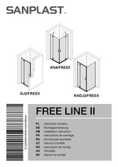 Sanplast FREE LINE II Serie Montageanweisung