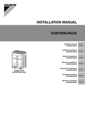 Daikin CONVENI-PACK LRYEQ16AY1E Installationsanleitung
