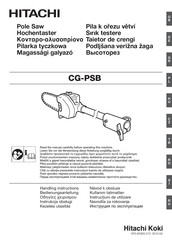Hitachi CG-PSB Handbuch