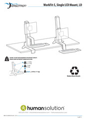 Human Solution ERGOTRON WorkFit-S Bedienungsanleitung