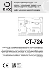 Key Automation CT-724 Anleitungen Und Hinweise Zu Installation Und Einsatz