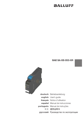Balluff BAE SA-XE-053-XR Betriebsanleitung